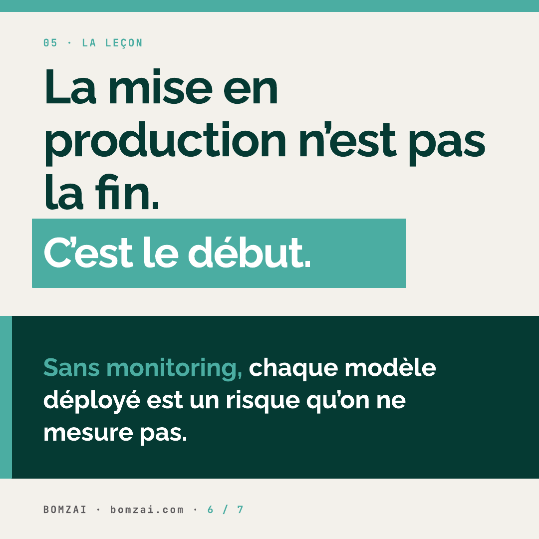 Message: going to production is not the end